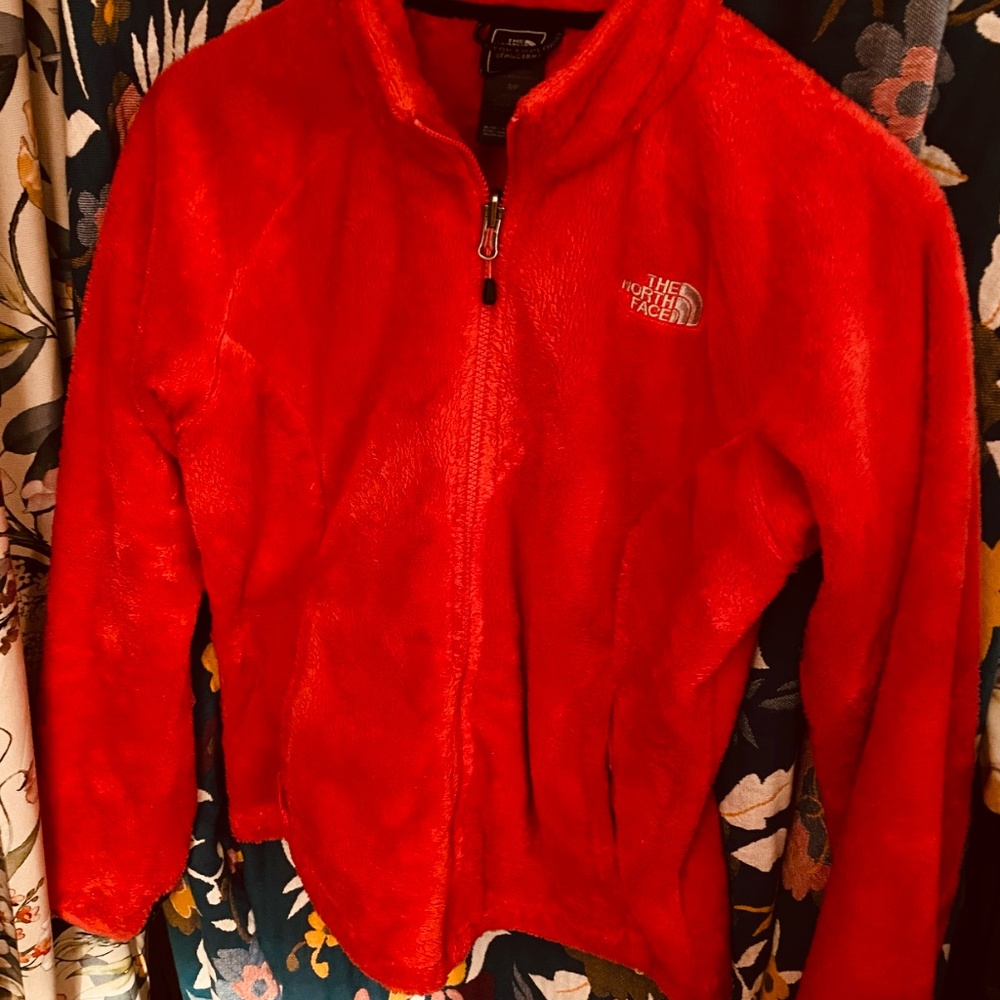 THE NORTH FACE WOMEN'S OSITO JACKET FULL ZIP RED SM